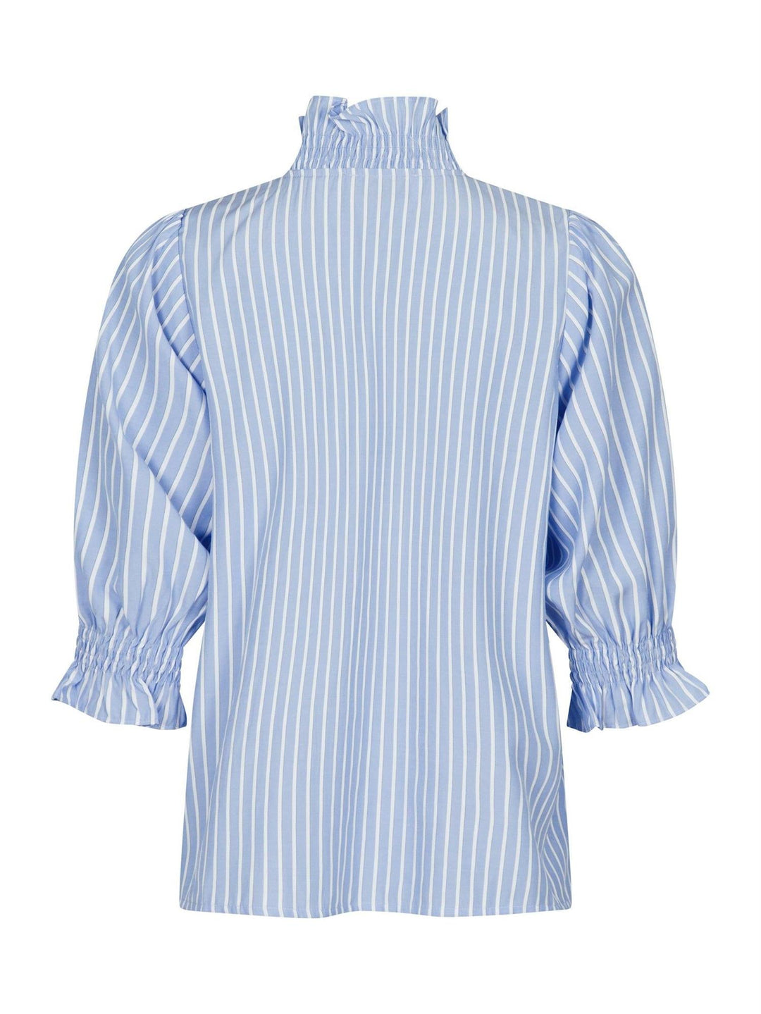 Briony Wide Stripe Blouse Light Blue | Skjorter og bluser | Smuk - Dameklær på nett