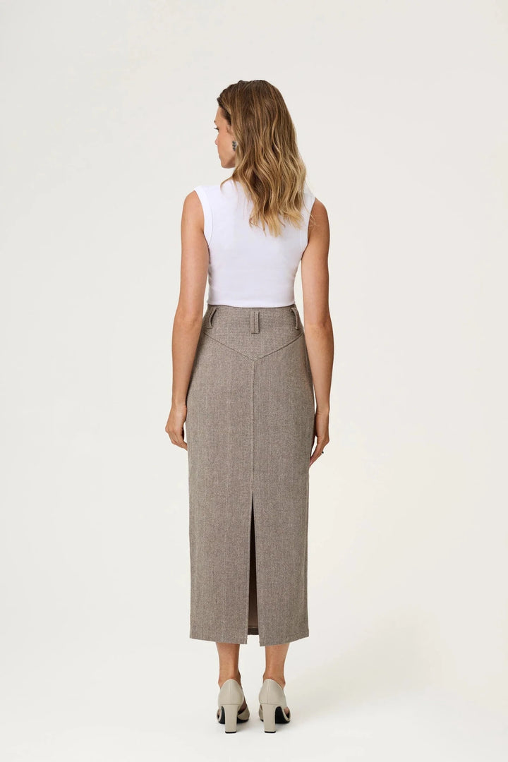 Bristol Skirt Beige Melange | Skjørt | Smuk
