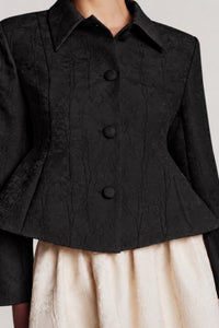 Brocade Blazer Black