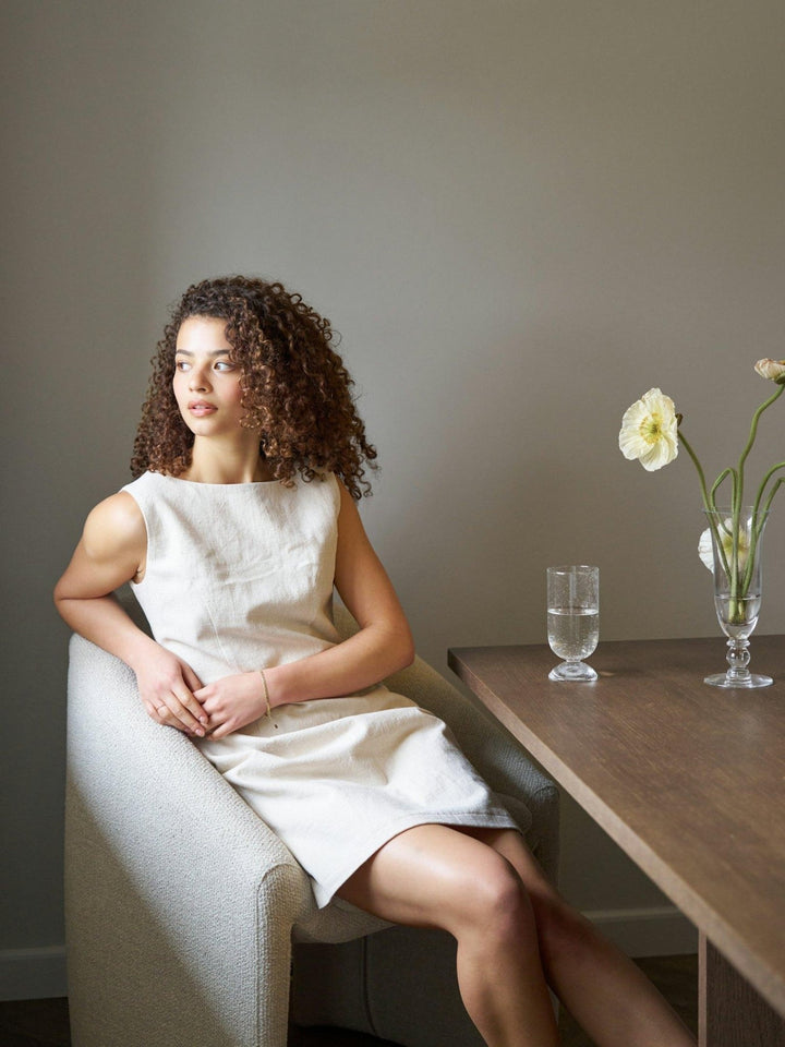 Bruna Ramie Dress Natural | Kjoler | Smuk