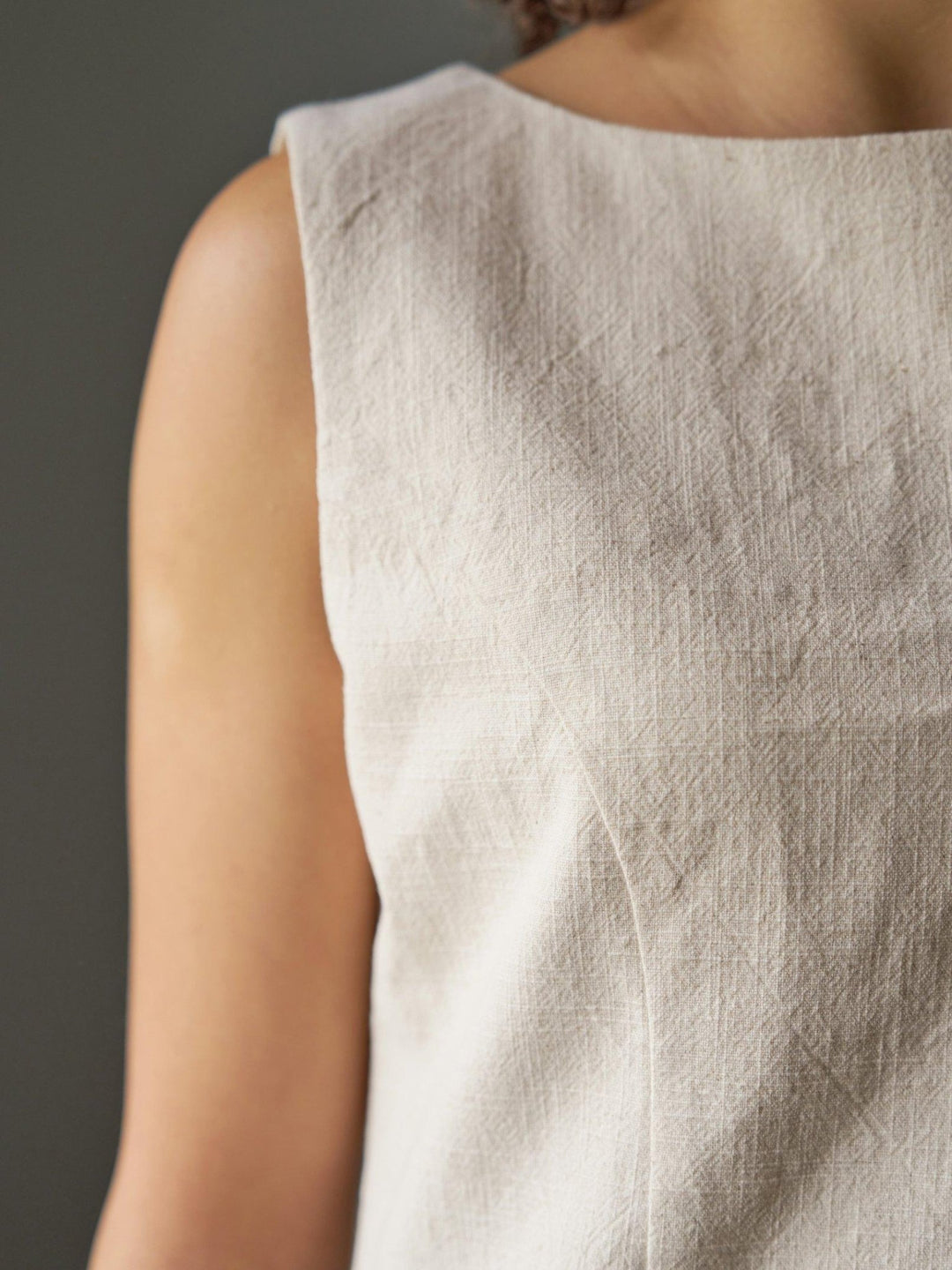 Bruna Ramie Dress Natural | Kjoler | Smuk