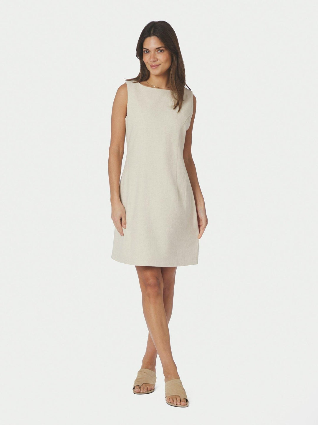 Bruna Ramie Dress Natural | Kjoler | Smuk