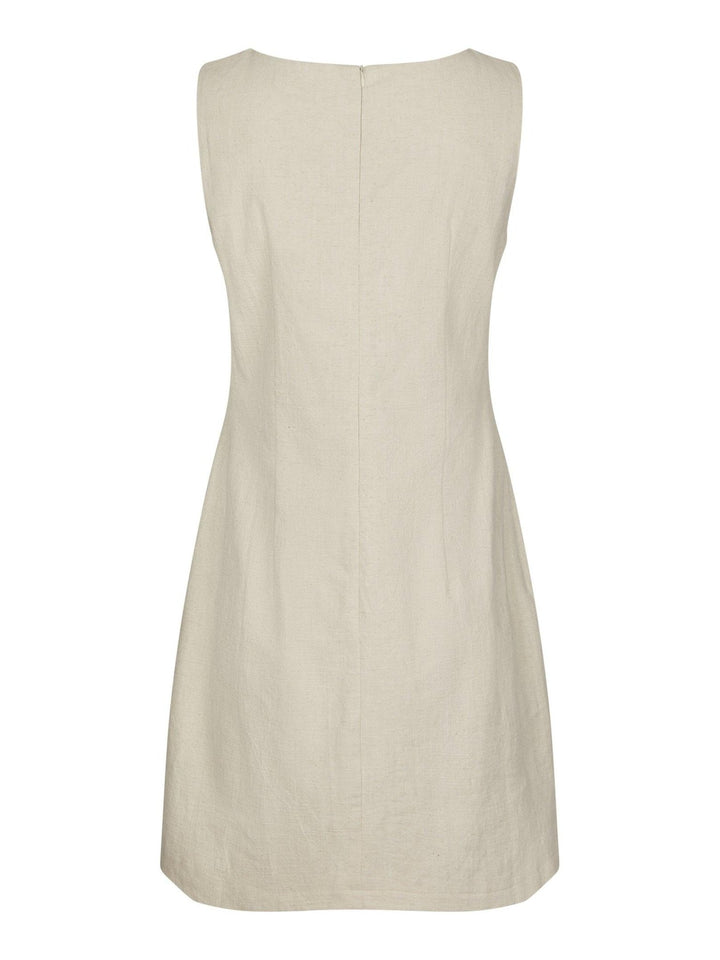 Bruna Ramie Dress Natural | Kjoler | Smuk