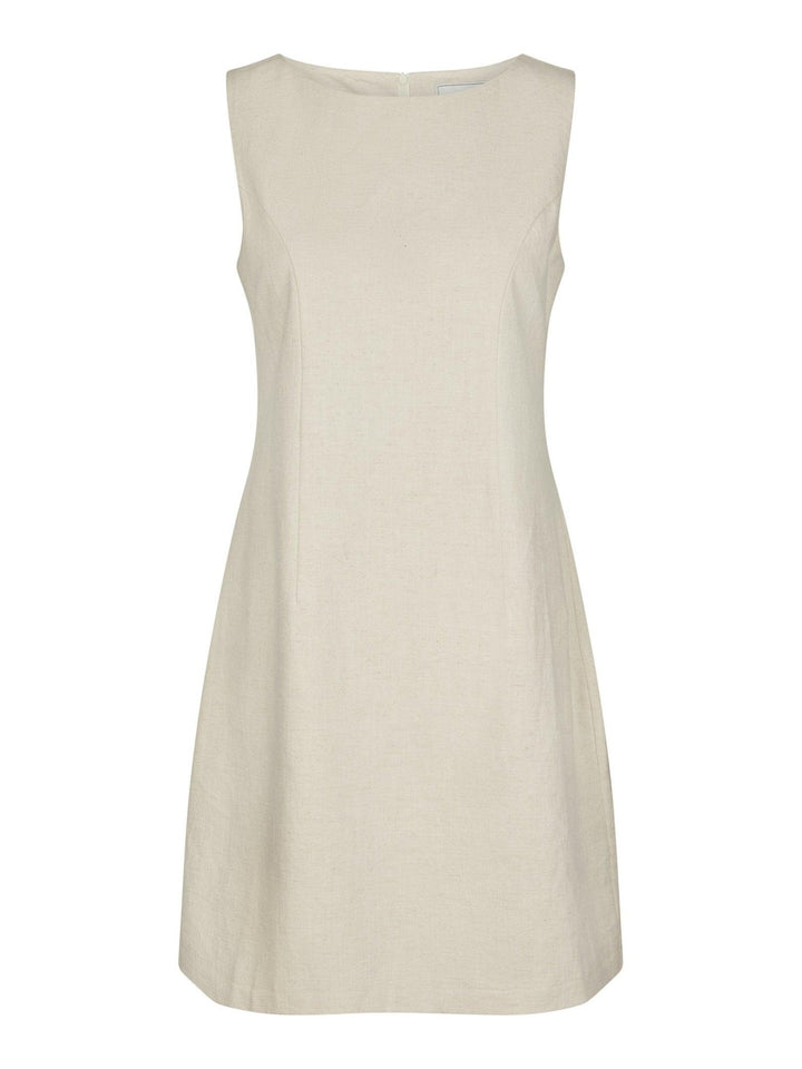 Bruna Ramie Dress Natural | Kjoler | Smuk