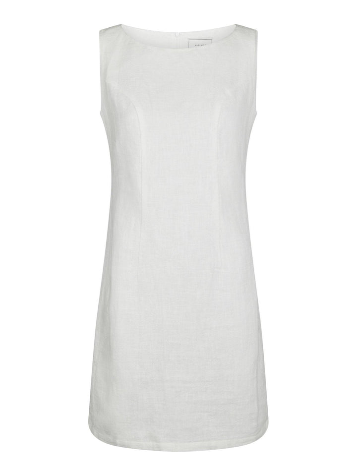 Bruna Ramie Dress Off White | Kjoler | Smuk - Dameklær på nett