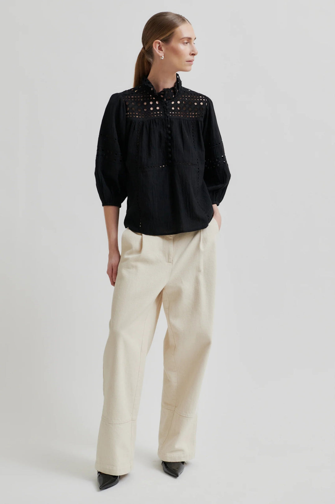 Brunie Blouse Black | Skjorter og bluser | Smuk - Dameklær på nett