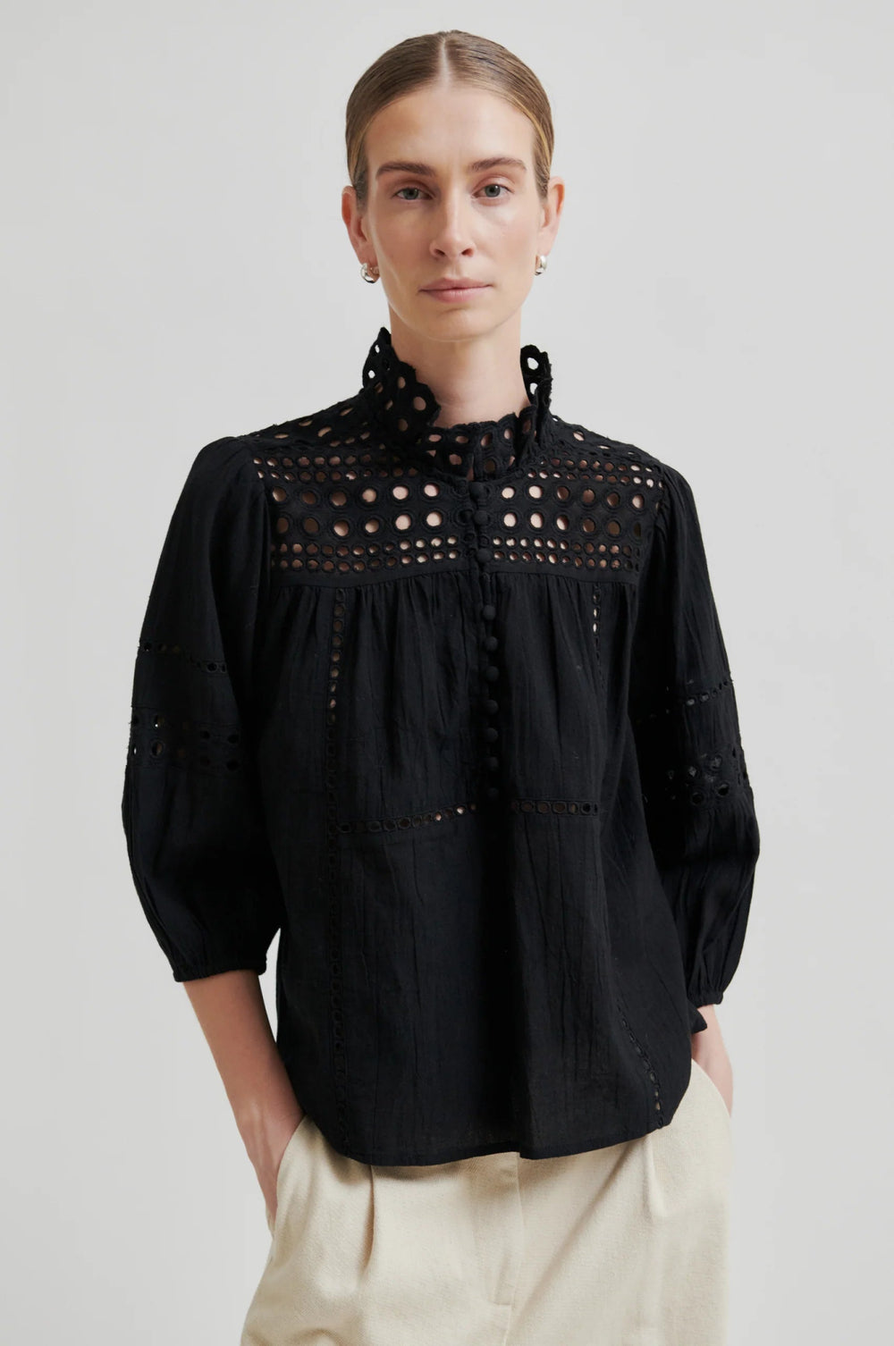 Brunie Blouse Black | Skjorter og bluser | Smuk - Dameklær på nett