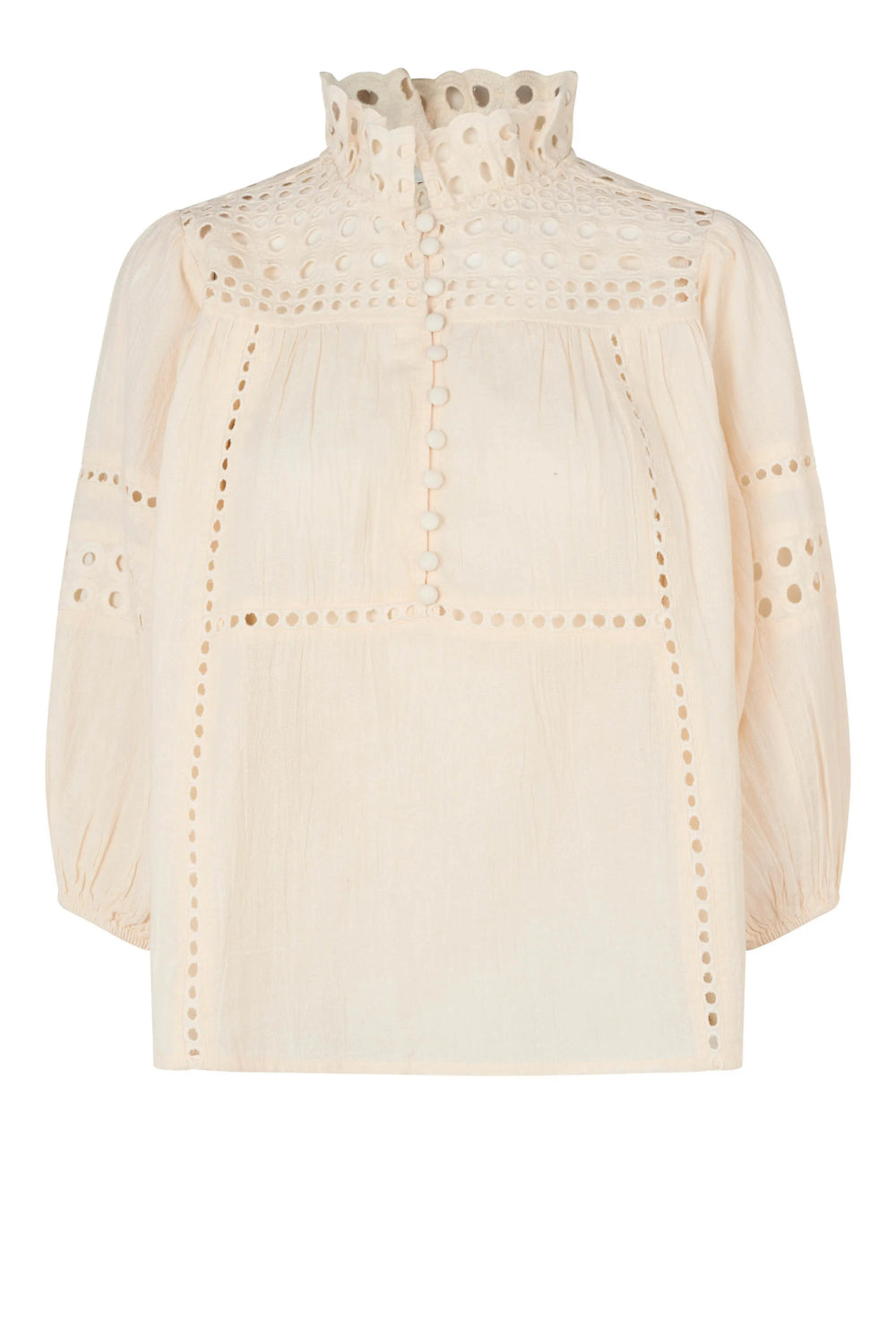 Brunie Blouse Ecru | Skjorter og bluser | Smuk - Dameklær på nett