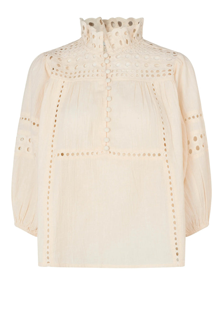 Brunie Blouse Ecru | Skjorter og bluser | Smuk - Dameklær på nett