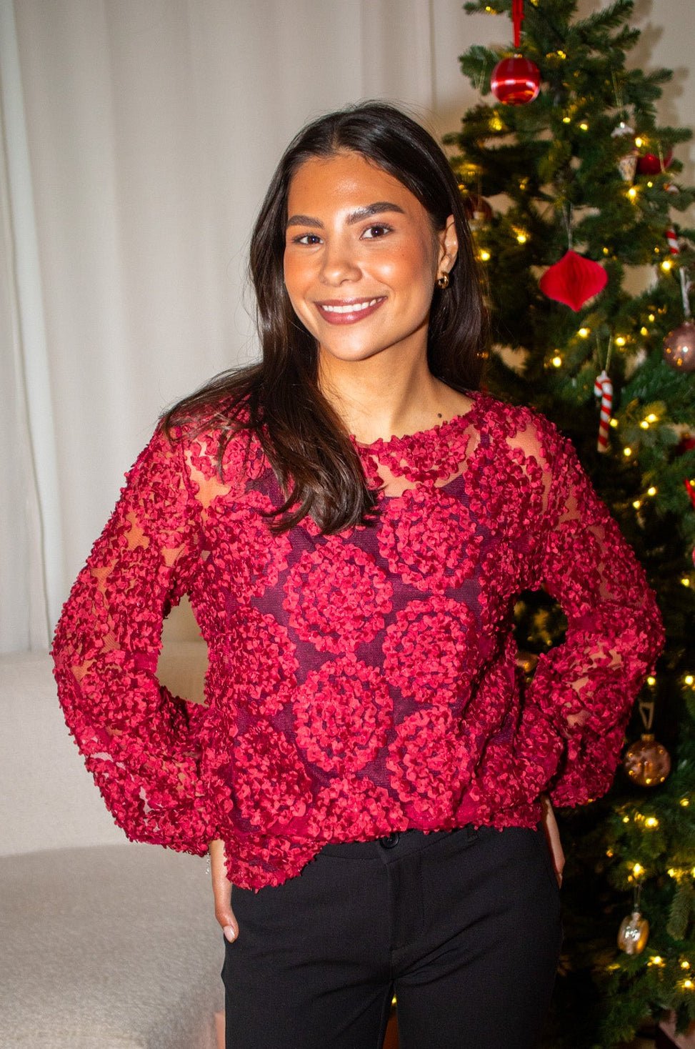 Brutt Top Bordeaux | Topper | Smuk