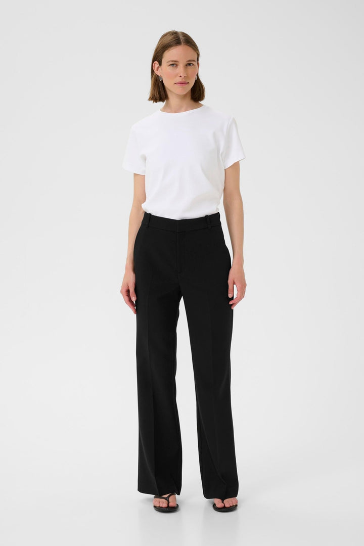 Bryelleiw Bootcut Pant Black | Bukser | Smuk - Dameklær på nett