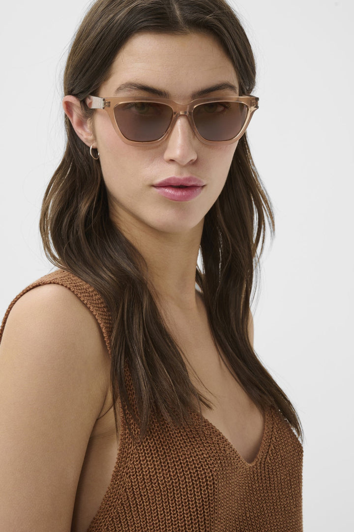 Bulenga Sunglasses Light Brown Transparent | Accessories | Smuk