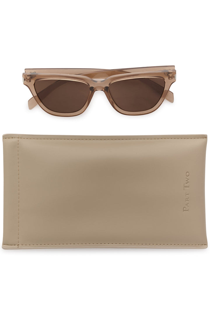 Bulenga Sunglasses Light Brown Transparent | Accessories | Smuk
