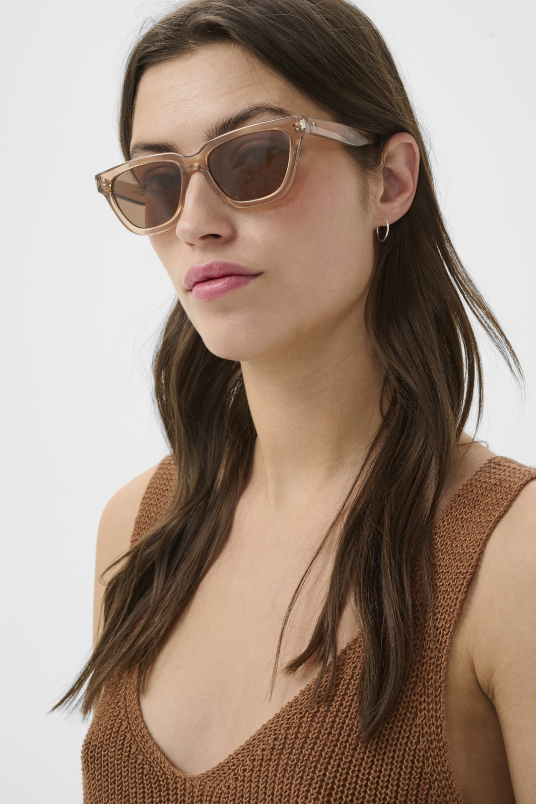 Bulenga Sunglasses Light Brown Transparent | Accessories | Smuk