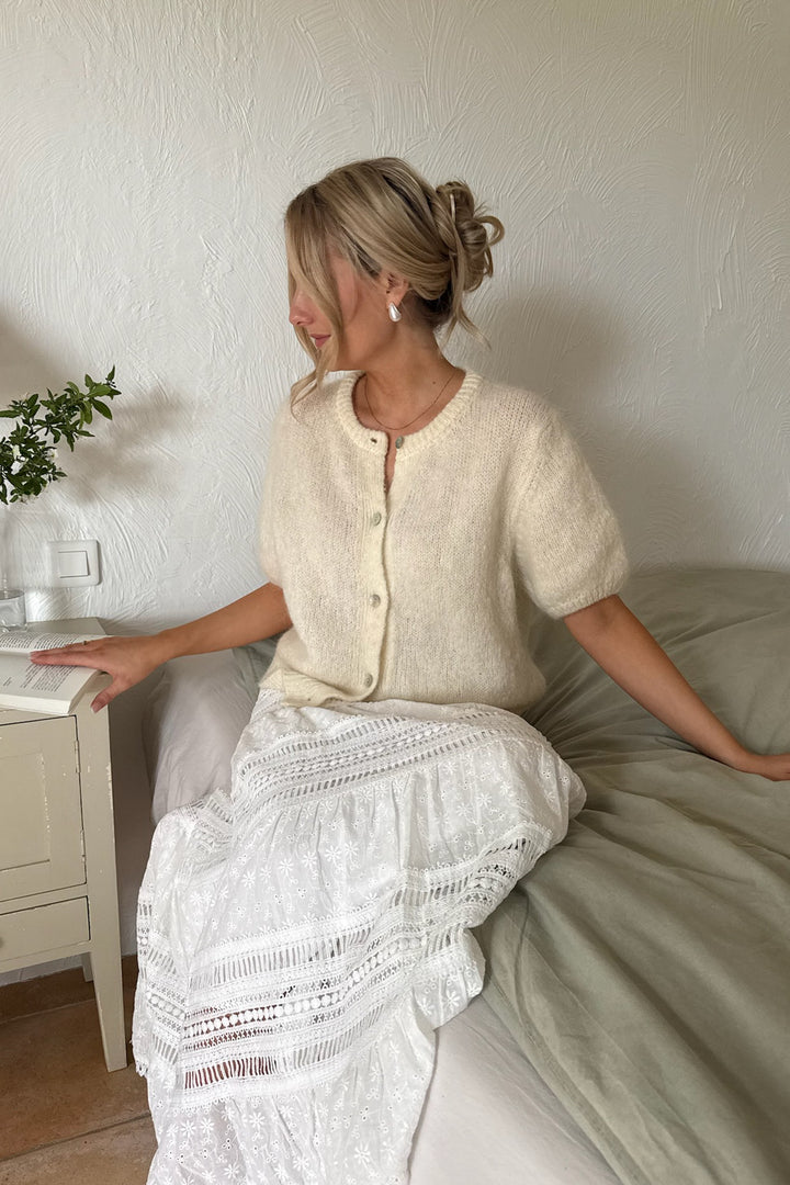 Ida Ss Cardigan White