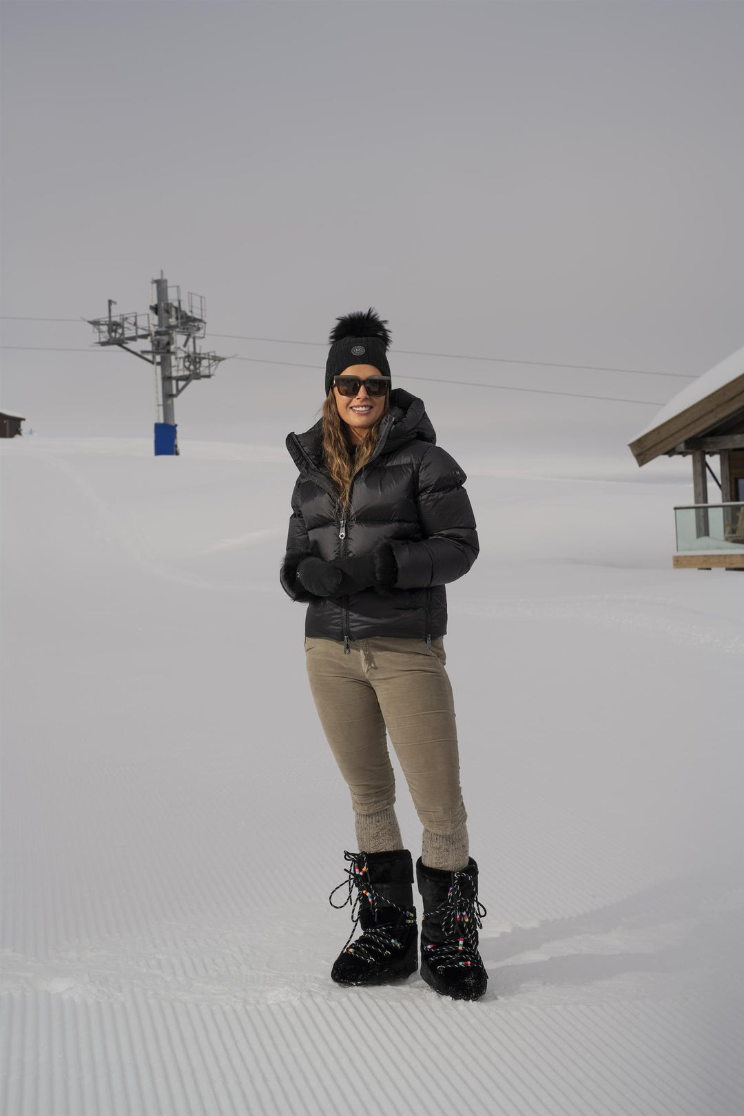 Val Cenis Short Jacket Black