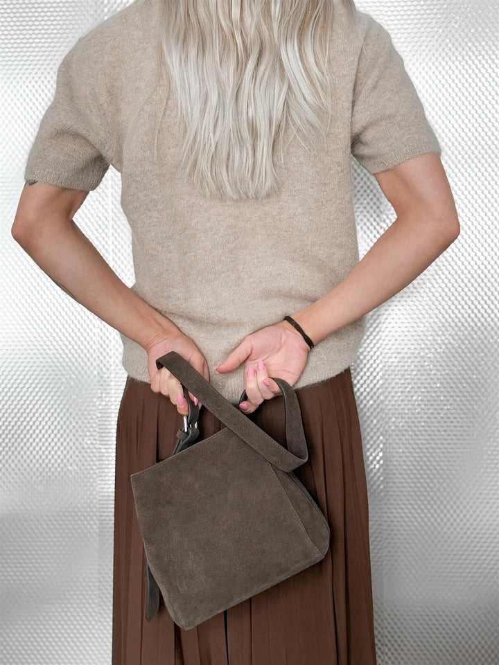 Sac Mini Suede Truffle