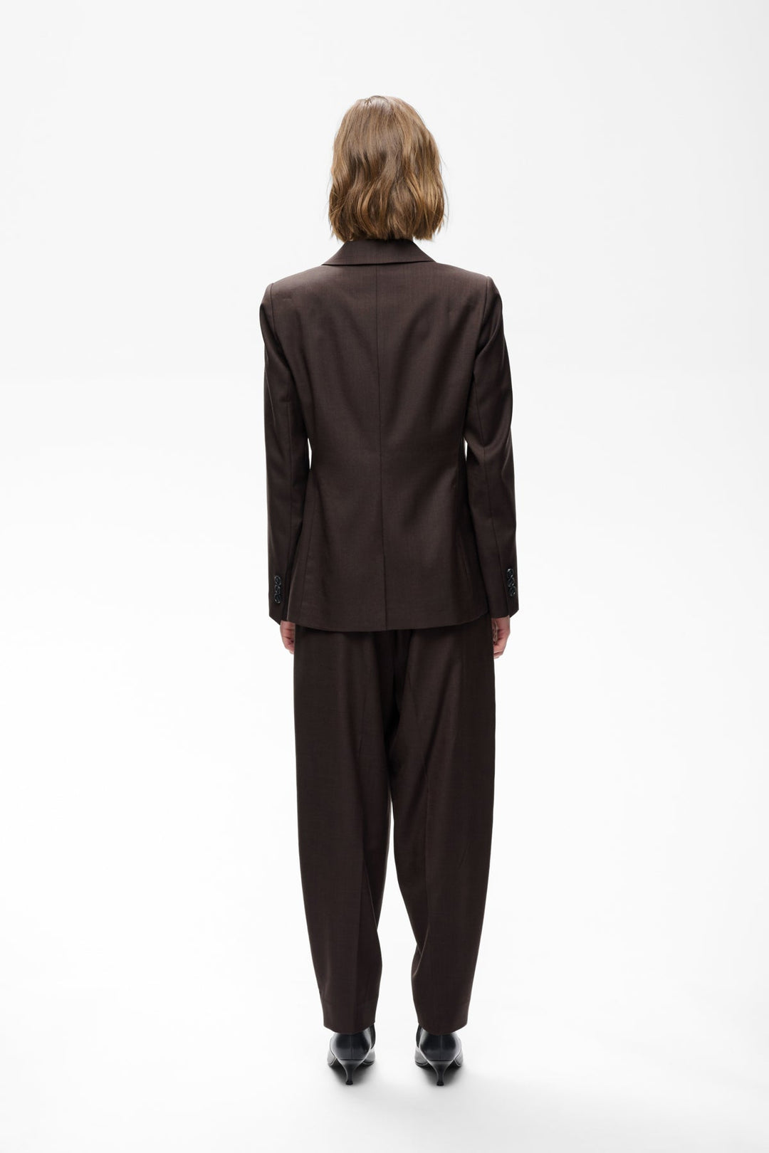 Cadieiw Mel Core Blazer Chocolate Brown Melange | Blazer | Smuk