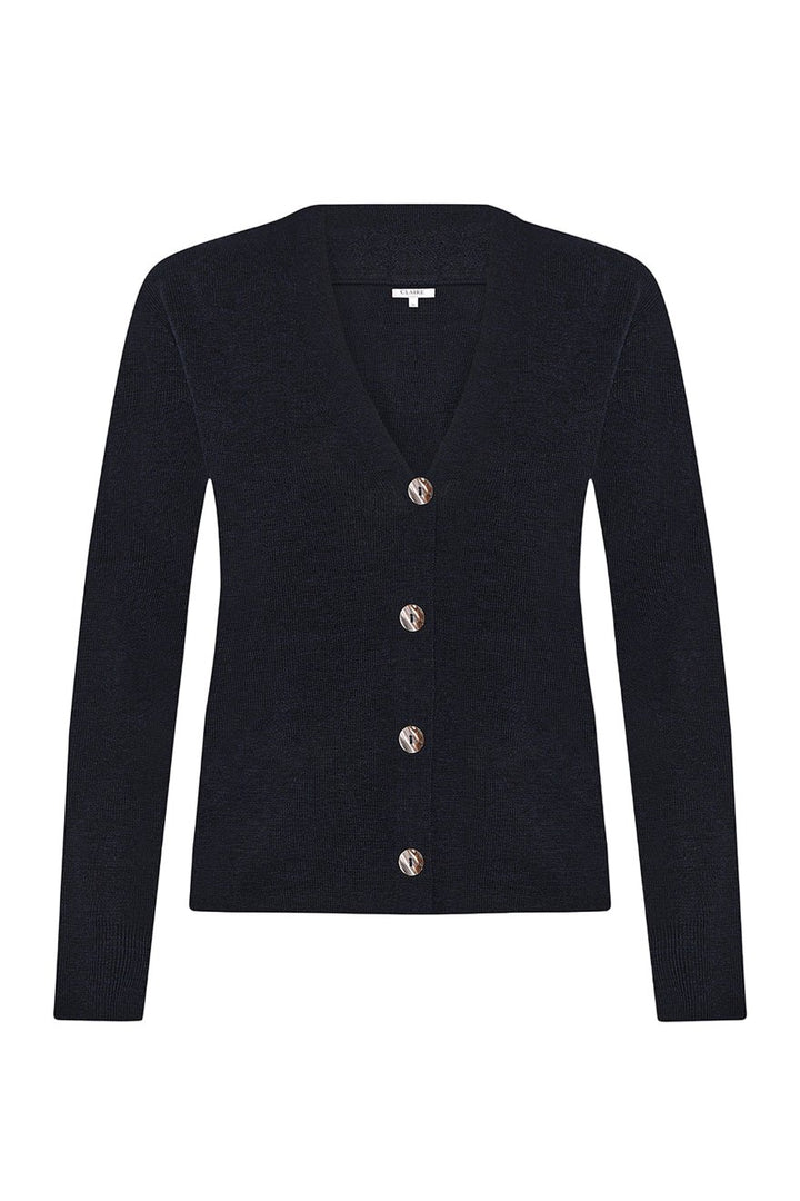 Cait Knit Dark Navy Melange | Genser | Smuk - Dameklær på nett