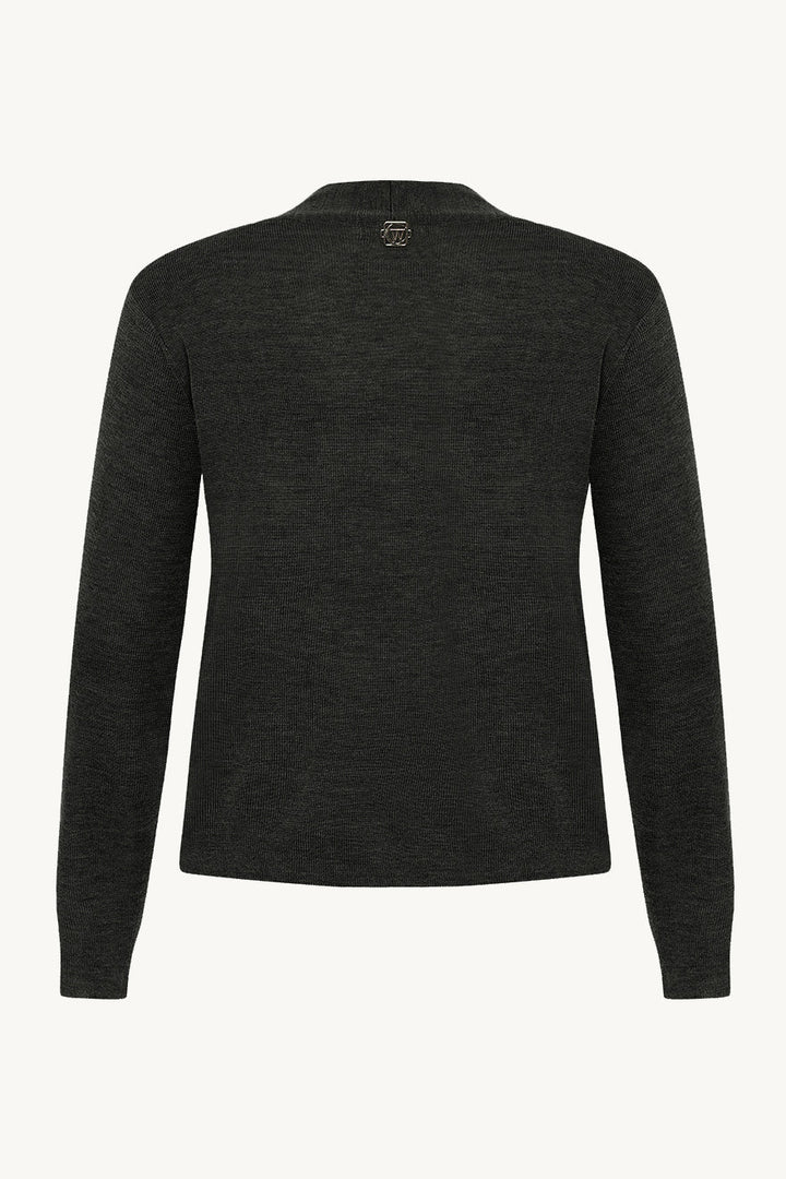 Cait Knit Old Forest Melange | Genser | Smuk - Dameklær på nett