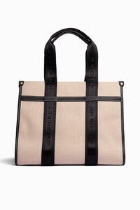 Cali Tote Fabric Offwhite Black