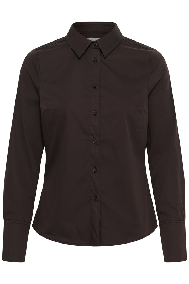 Callyiw Shirt Chocolate Brown | Skjorter og bluser | Smuk