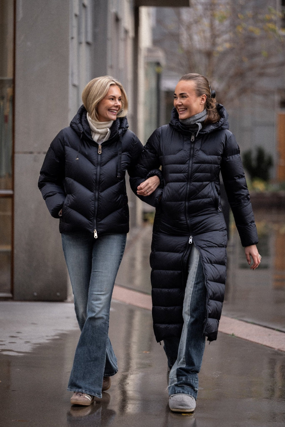 Camille Long Jacket Navy | Yttertøy | Smuk - Dameklær på nett