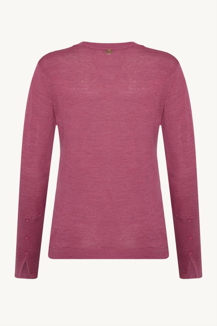 Candy Cardigan Rose Wine Melange | Genser | Smuk - Dameklær på nett