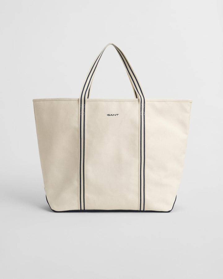 Canvas Beach Tote Bag Cream | Accessories | Smuk - Dameklær på nett