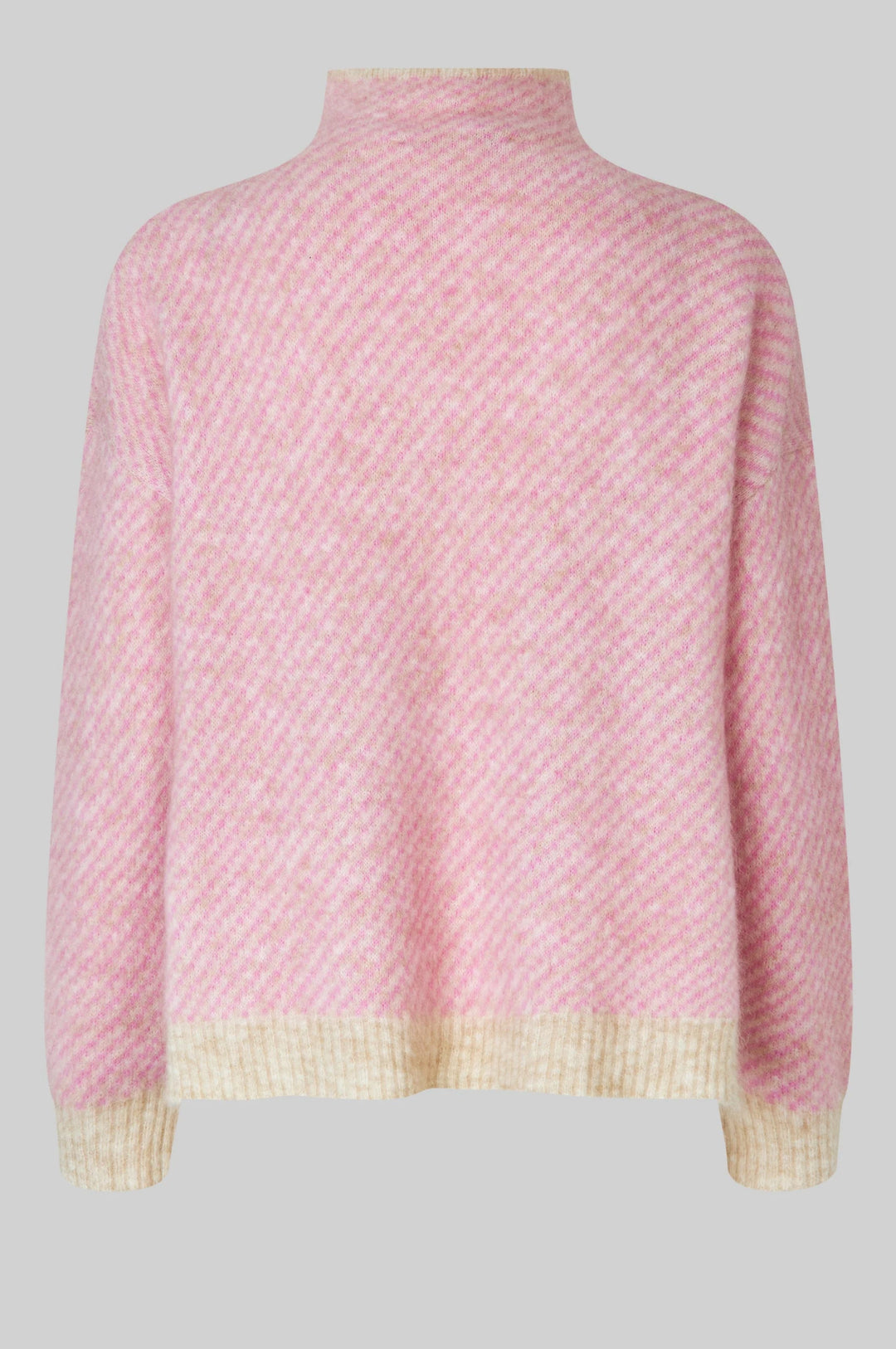 Capella Knit T - Neck Pink Cosmos | Genser | Smuk - Dameklær på nett