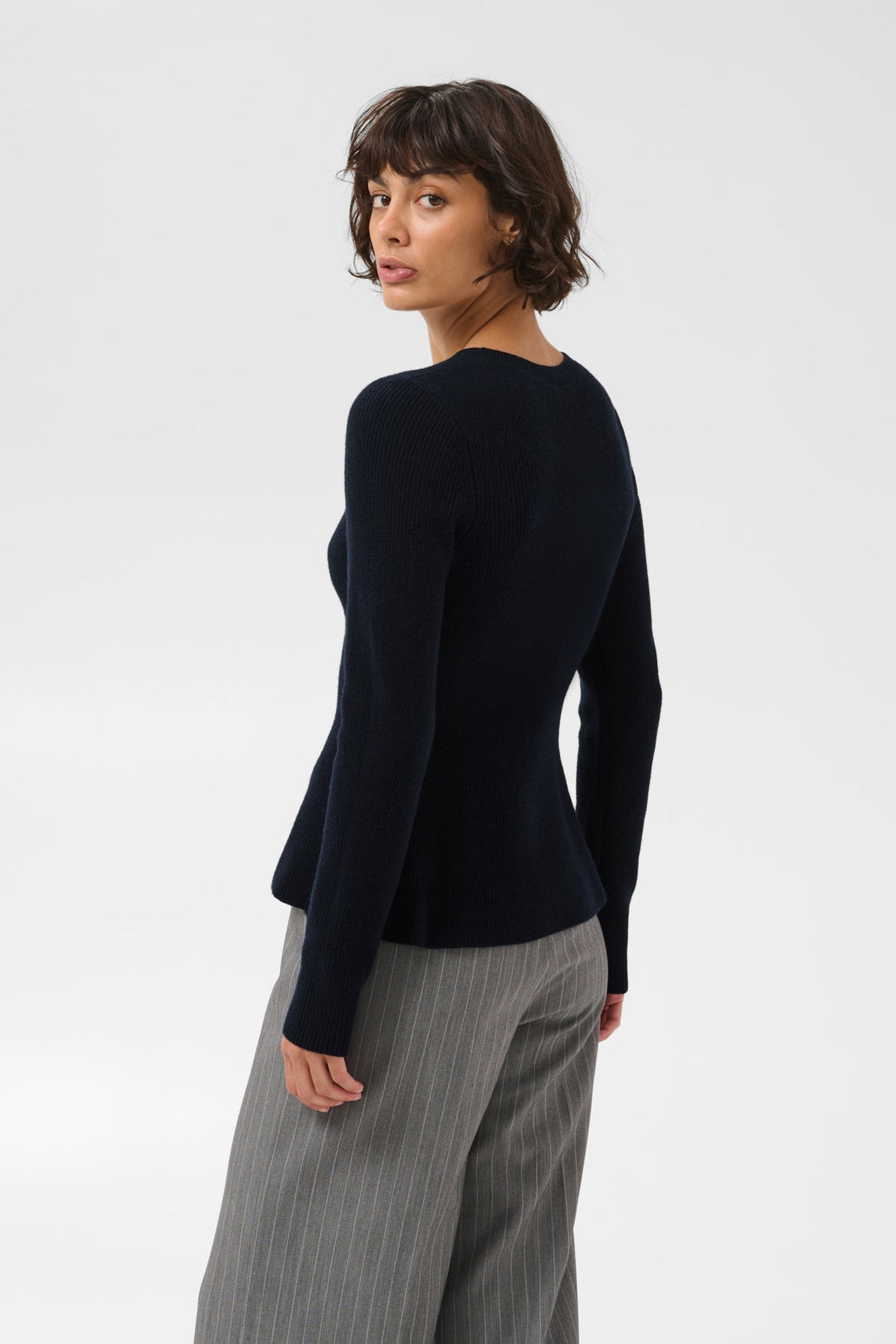 Carina Pullover Dark Navy | Genser | Smuk