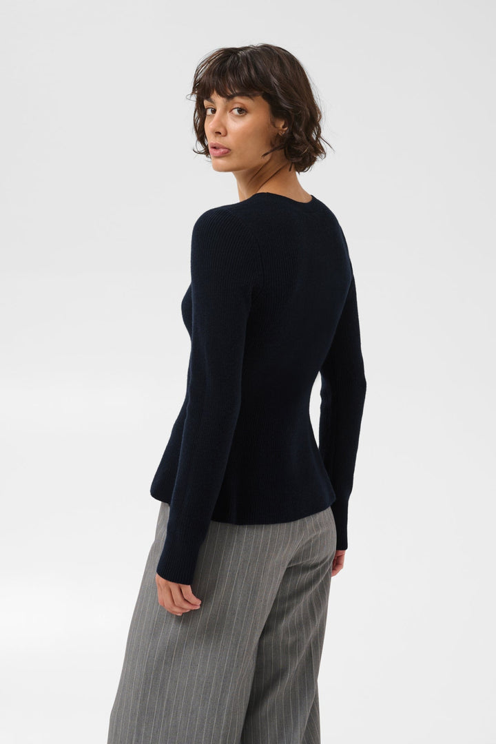 Carina Pullover Dark Navy | Genser | Smuk