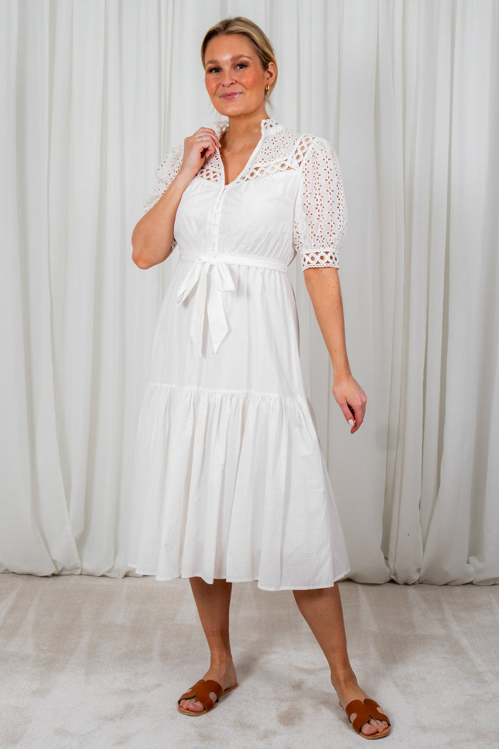Carla Dress Blanc Casse | Kjoler | Smuk - Dameklær på nett