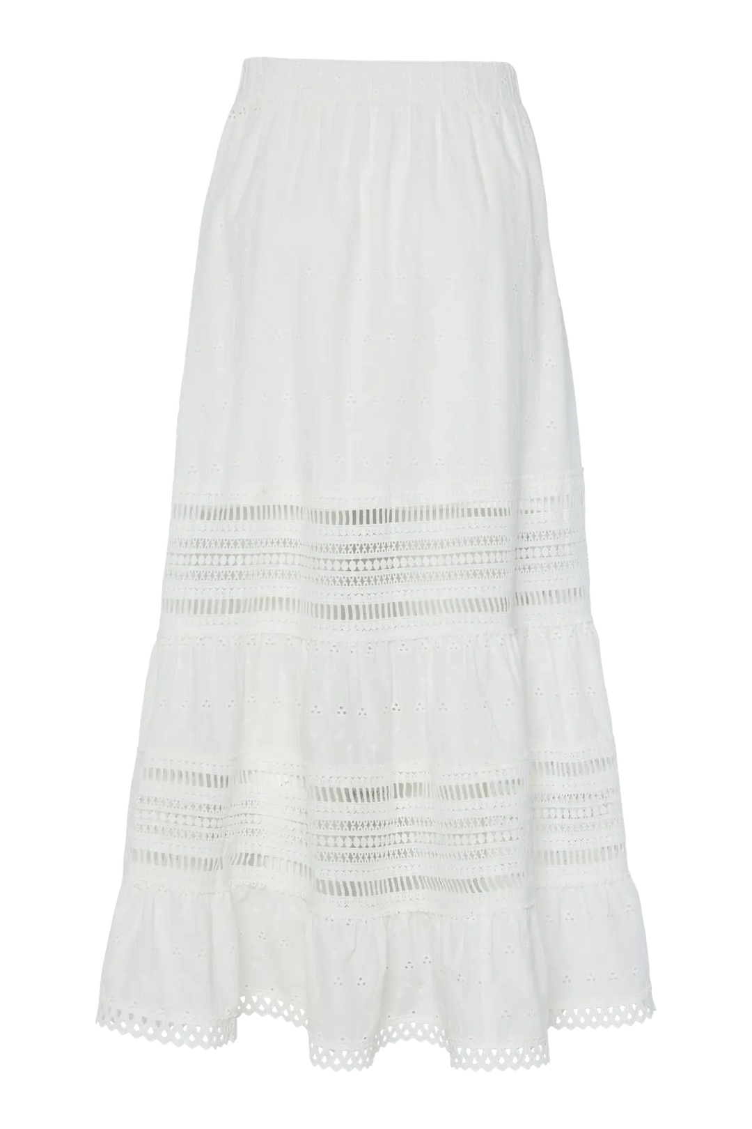 Carmen Hw Long Skirt Star White | Skjørt | Smuk - Dameklær på nett