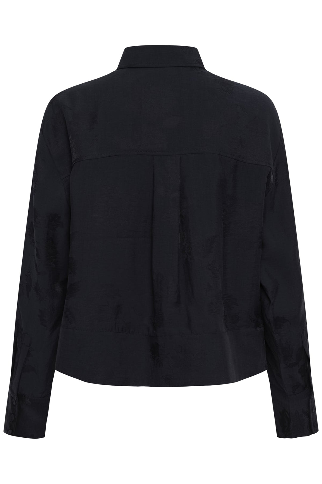 Carolla Shirt Dark Navy Flower Jaquard | Skjorter og bluser | Smuk