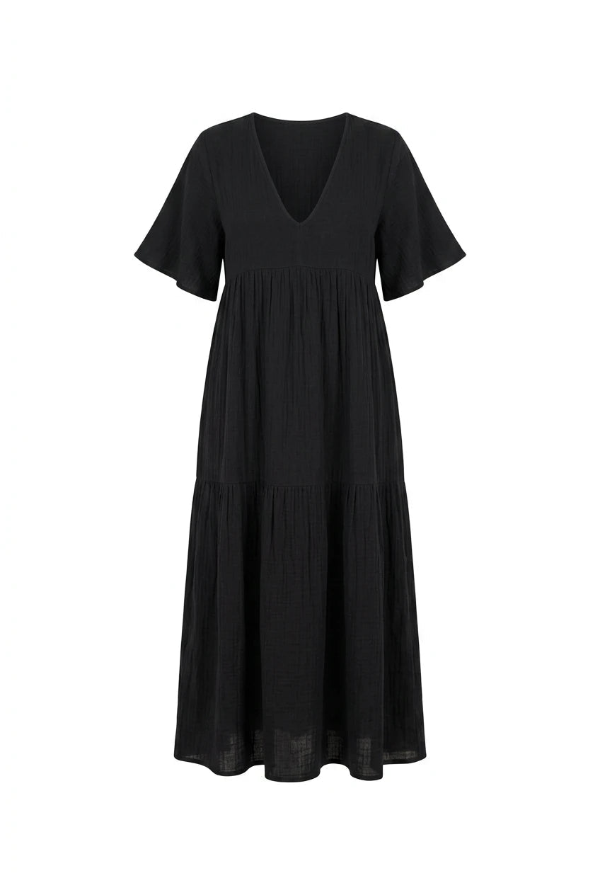 Casablanca Long Dress Black | Kjoler | Smuk