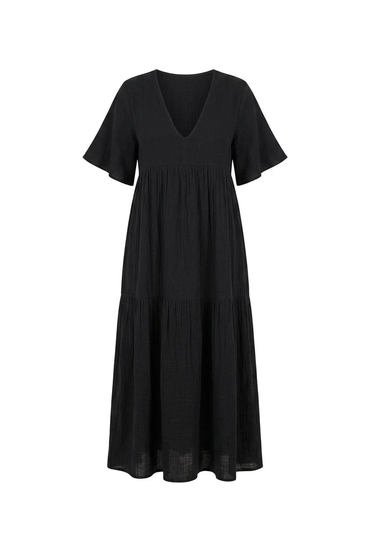 Casablanca Long Dress Black | Kjoler | Smuk