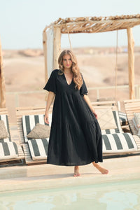 Casablanca Long Dress Black