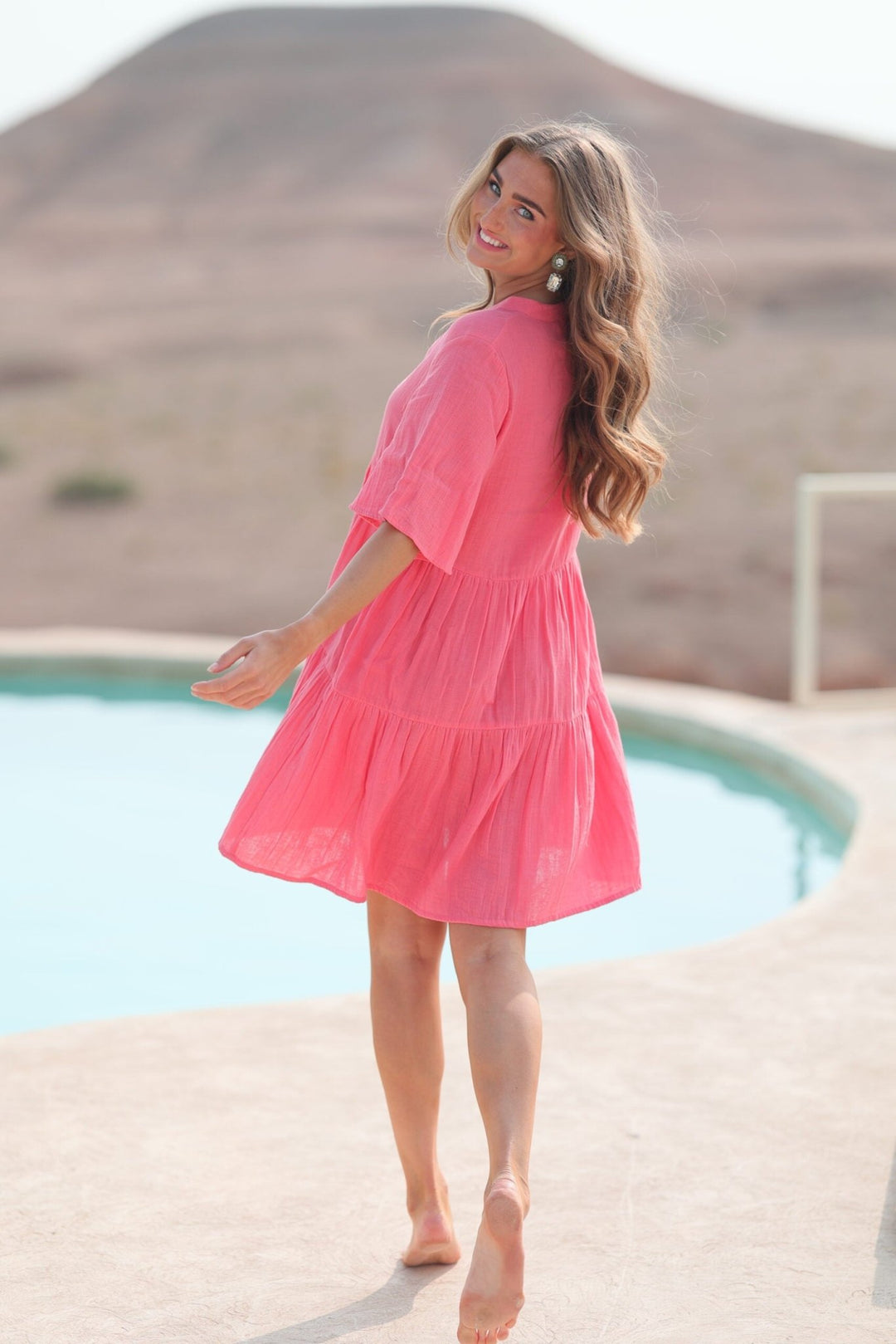 Casablanca Short Pink Flamingo | Kjoler | Smuk