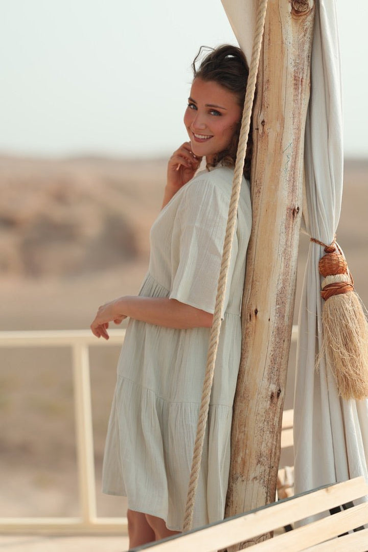 Casablanca Short White Swan | Kjoler | Smuk