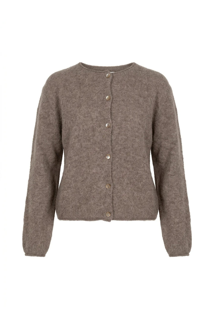 Cashmere Cardigan Taupe | Genser | Smuk