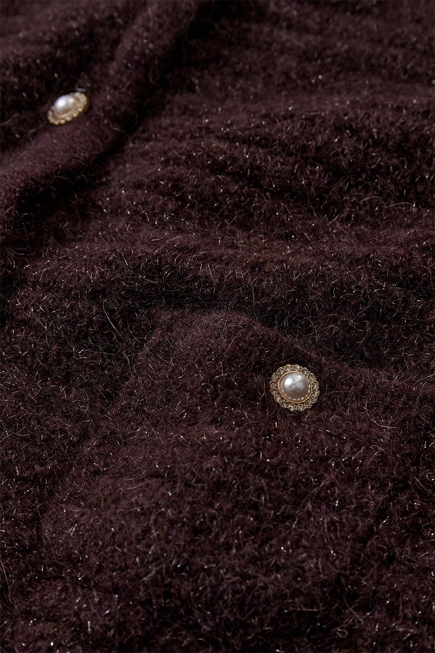 Casilda Knit Chocolate Melange | Genser | Smuk
