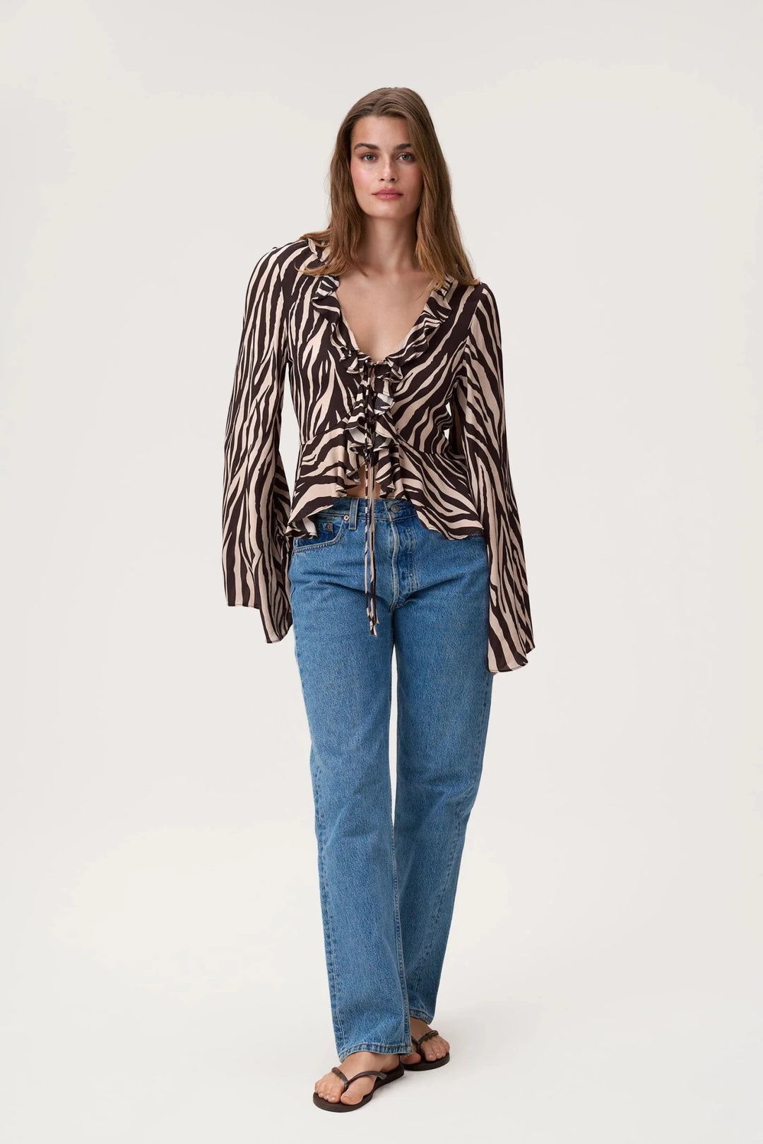 Catania Top Brown Zebra | Topper | Smuk
