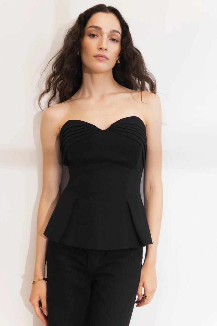 Cayla Top Black | Topper | Smuk