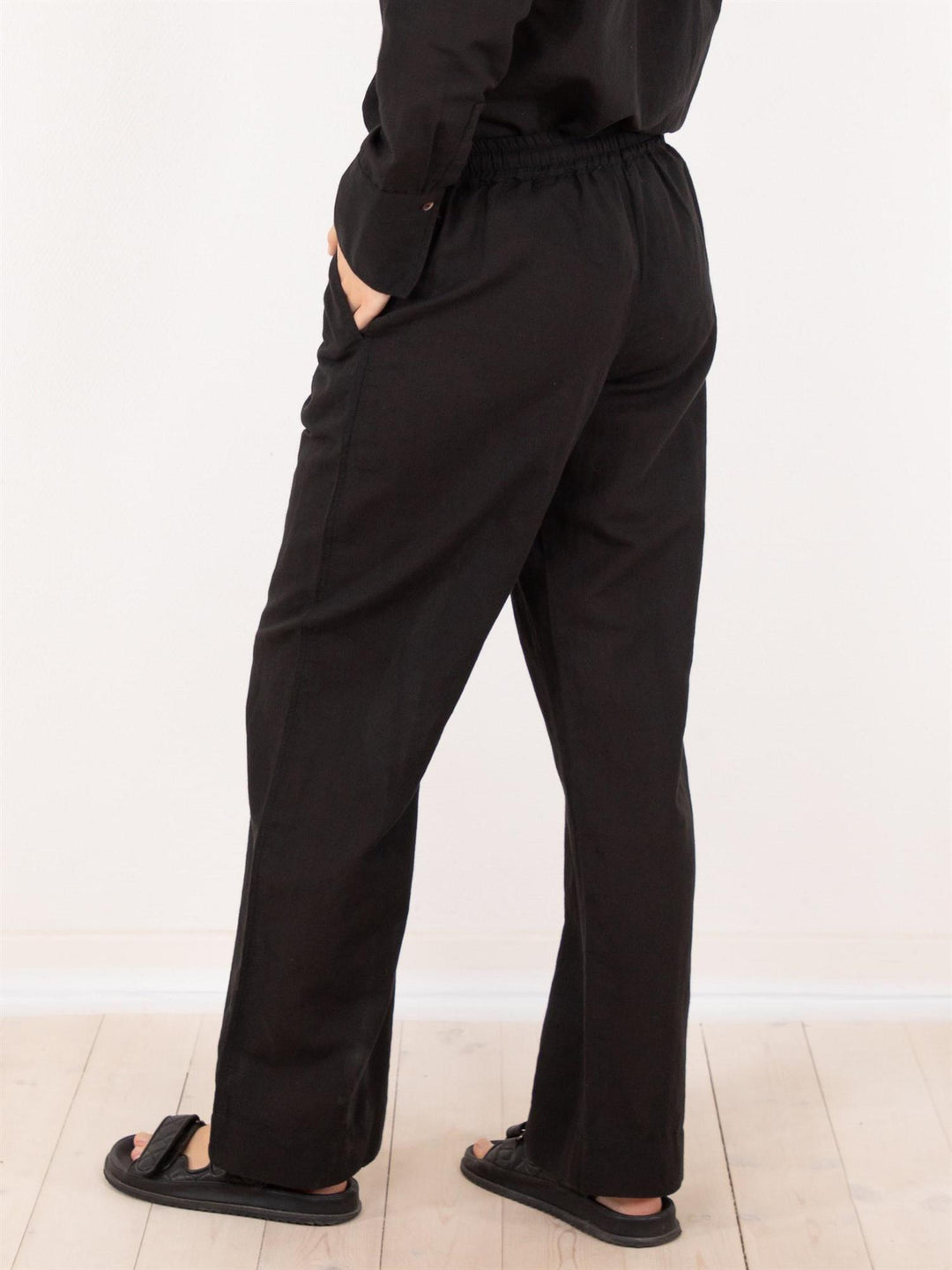 Sonar Linen Pants Black