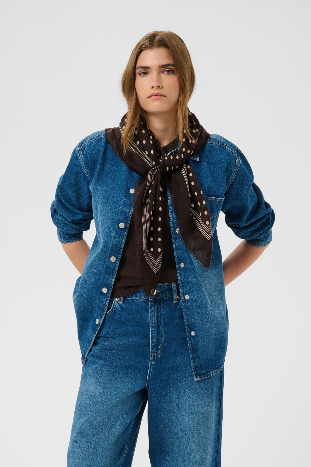 Celesta Scarf Mole Dot | Accessories | Smuk