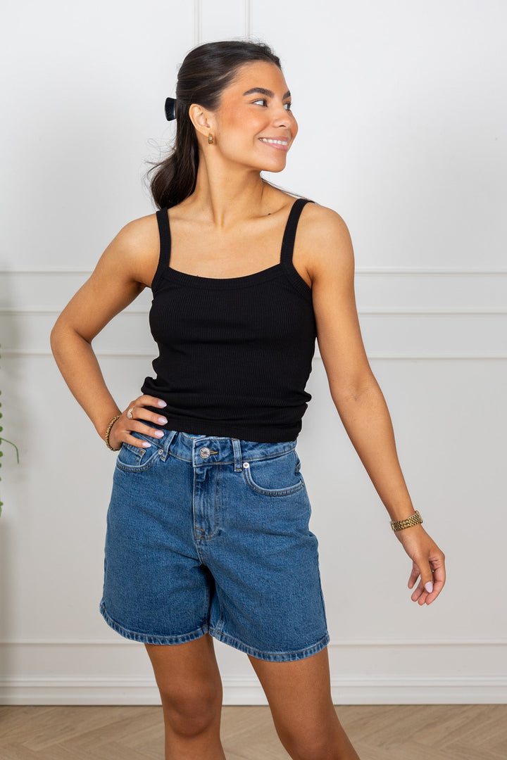 Celica Anna Strap Tank Top Black | Topper | Smuk