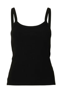 Celica Anna Strap Tank Top Black