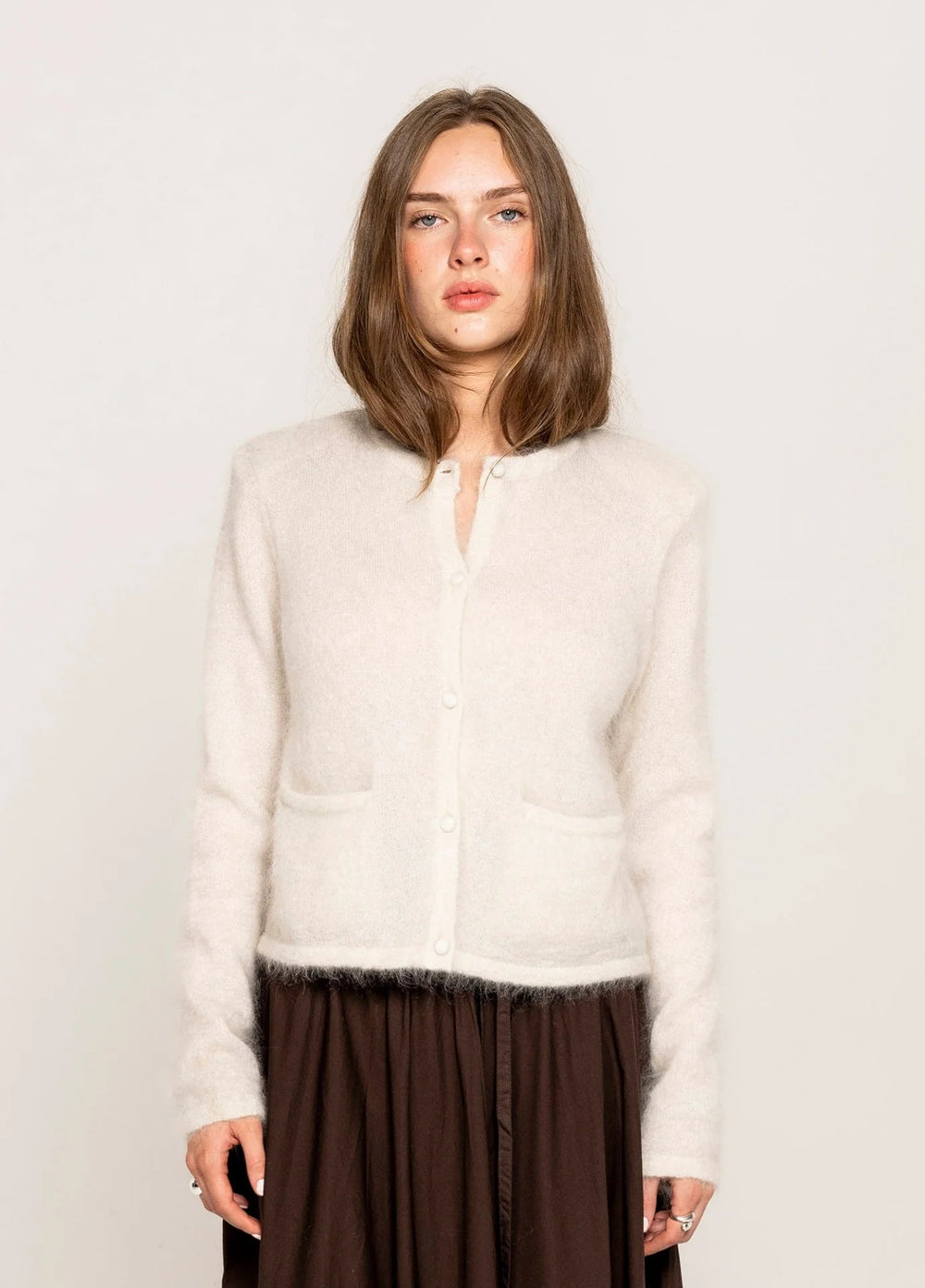 Celin Cardigan Cream | Genser | Smuk
