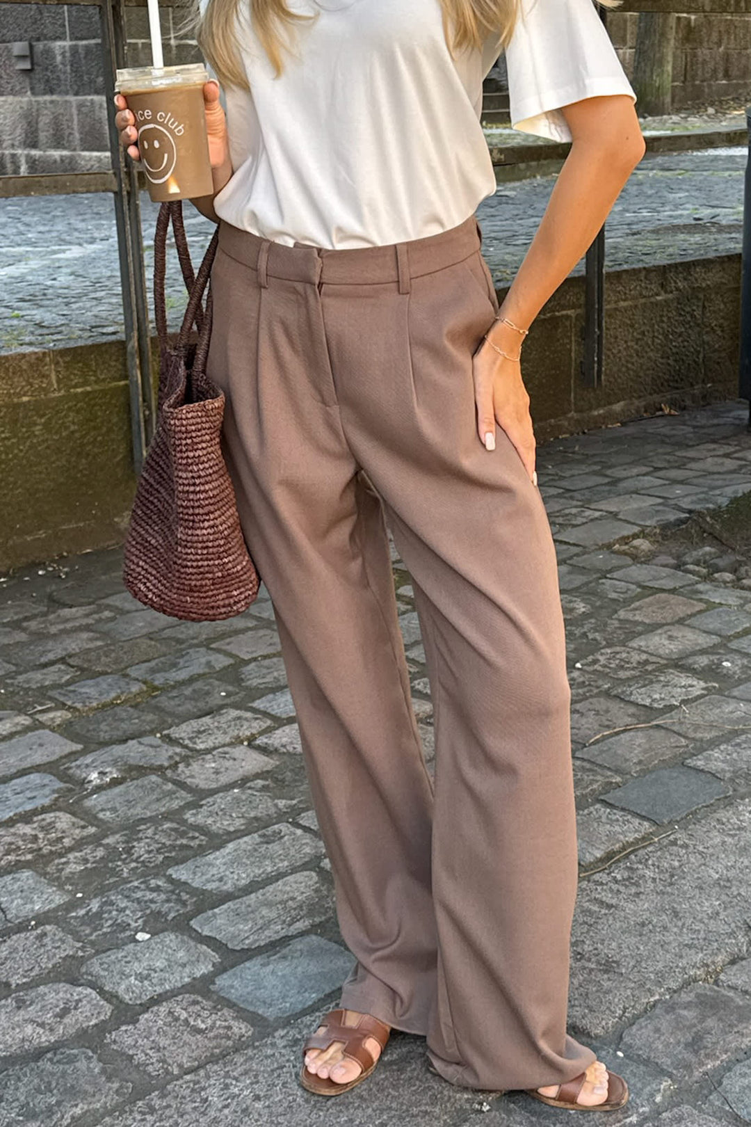 Celina Pants Brown | Bukser | Smuk